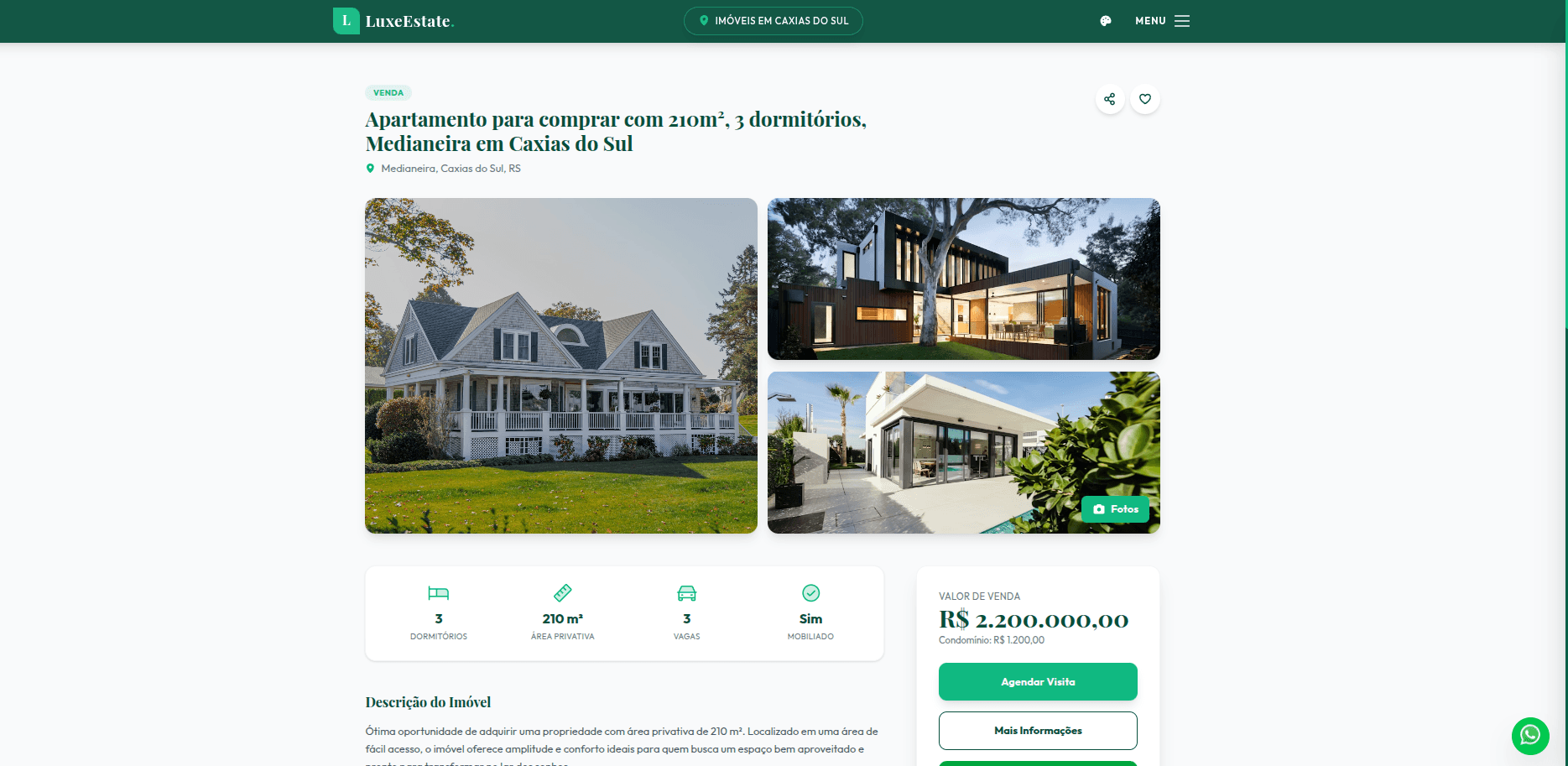 LuxeEstate — screenshot 2
